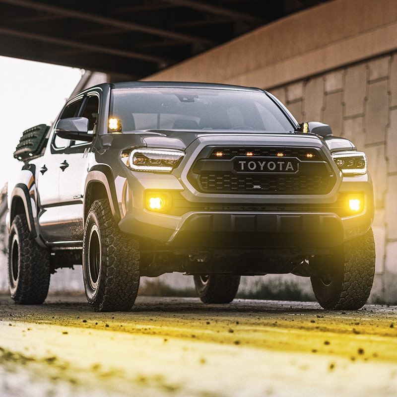 tacoma amber fog lights