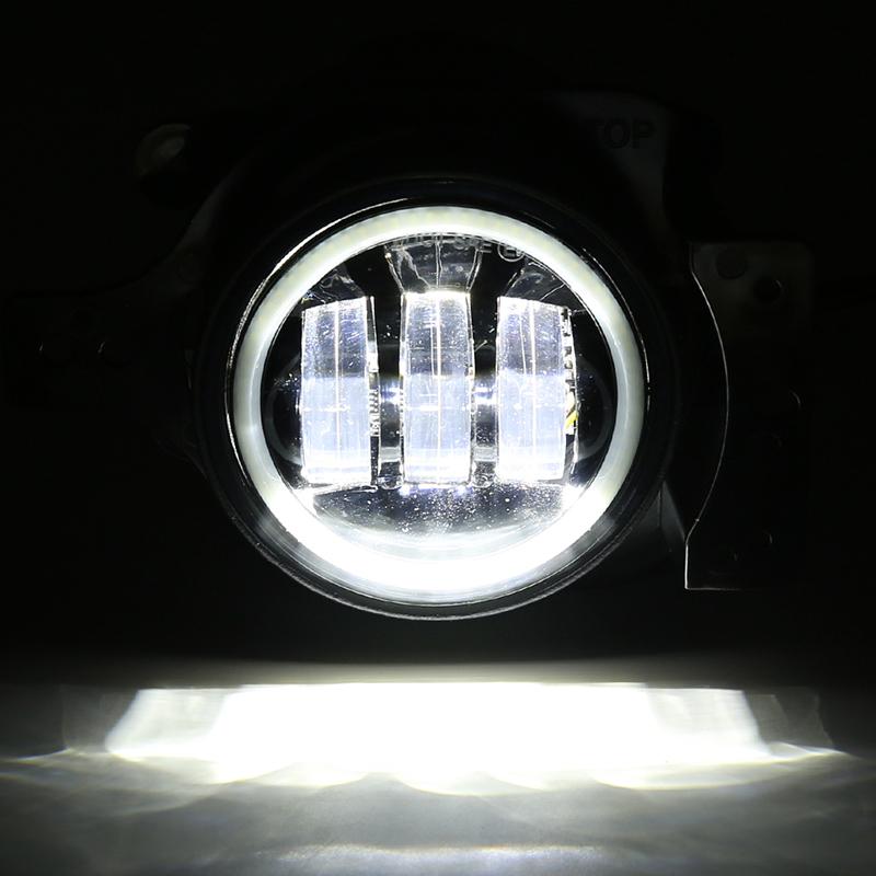 Jeep JL JT LED Color Changing Halo Headlights + Fog Lights