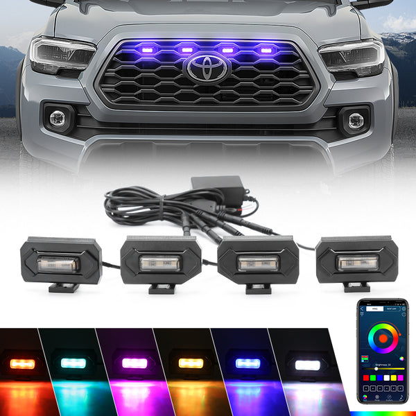Roxmad RGB LED Raptor Lights For 2020-Later Toyota Tacoma
